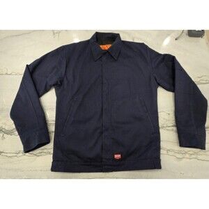 Red Kap Jacket Mens Small Navy Blue Quilted Workwear ZeroSkratch Heavyweight